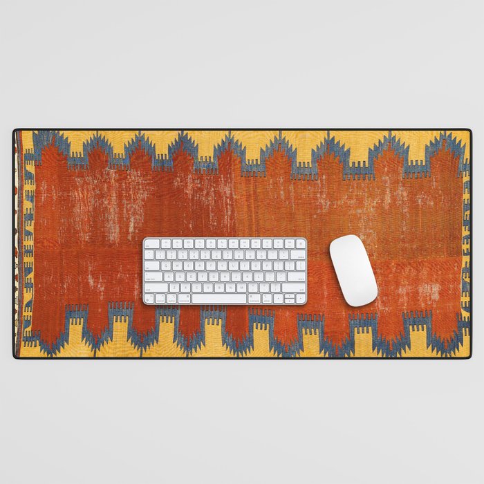Karapinar Konya Central Anatolian Kilim Print Desk Mat Gallery Image 1