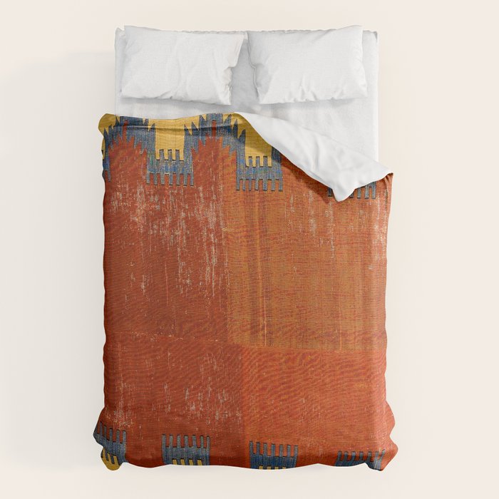 Karapinar Konya Central Anatolian Kilim Print Duvet Cover Gallery Image 6