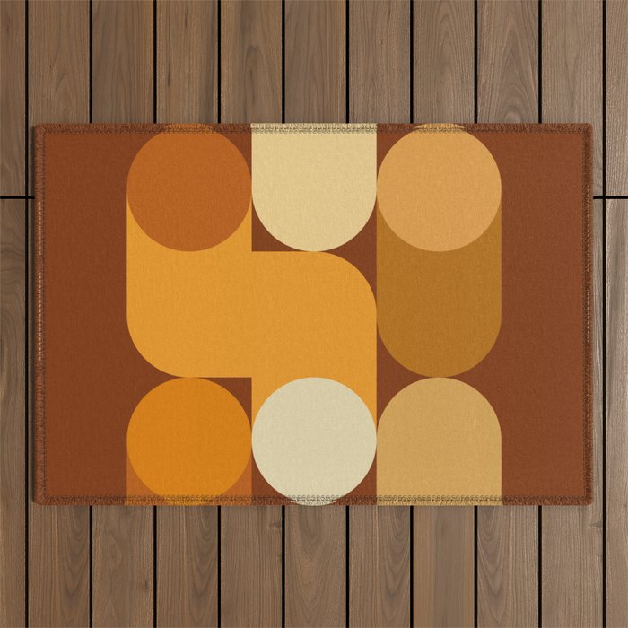 Retro 12D Outdoor Rug Gallery Image 1