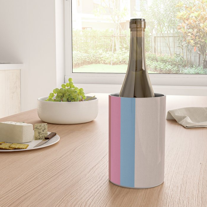 Modern Abstract Rainbow Wine Chiller Gallery Image 4