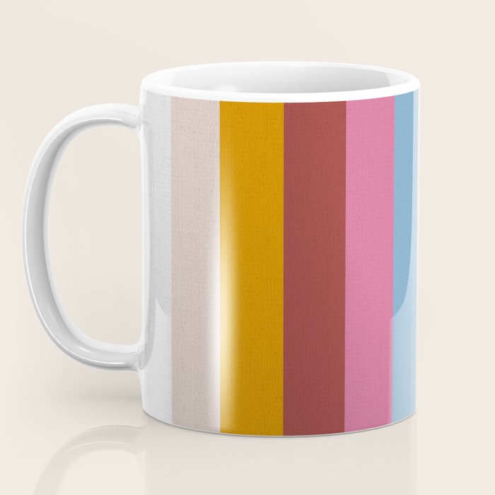Modern Abstract Rainbow Coffee Mug Gallery Image 3