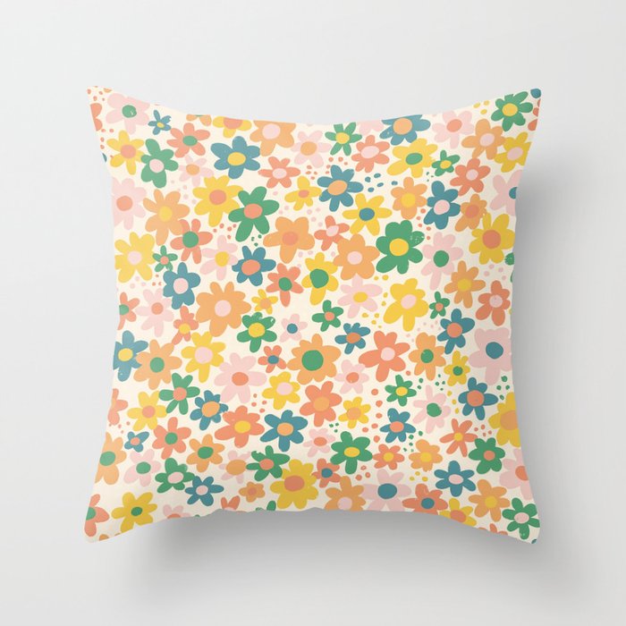 Dare to dream in pastel Throw Pillow Gallery Image 1