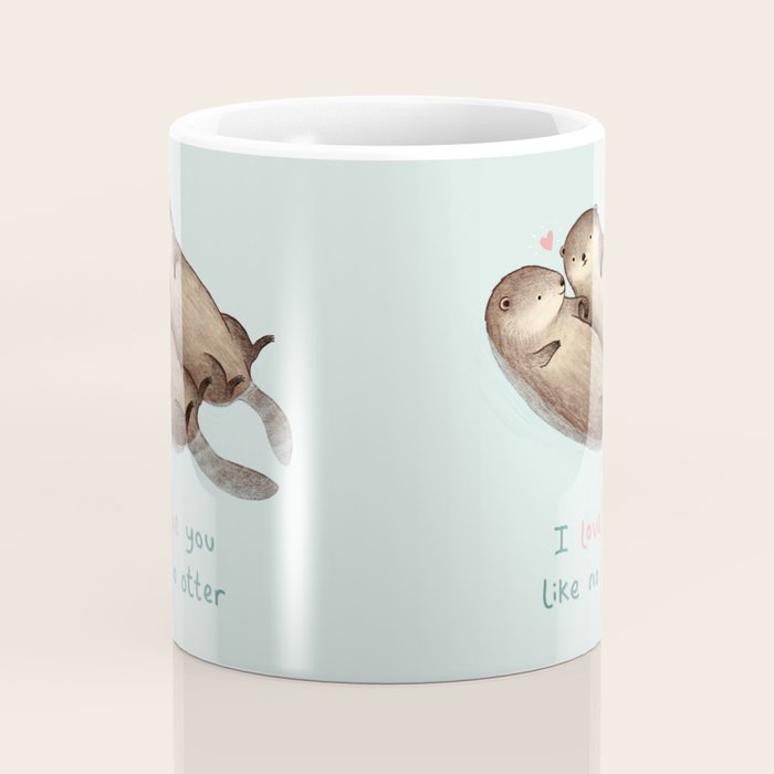 I Love You Like No Otter Coffee Mug Gallery Image 4
