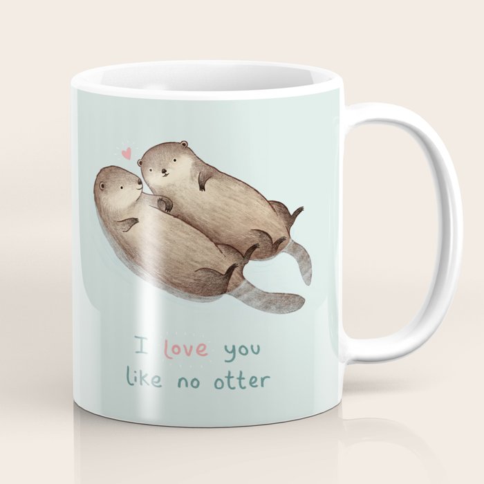 I Love You Like No Otter Coffee Mug Gallery Image 1