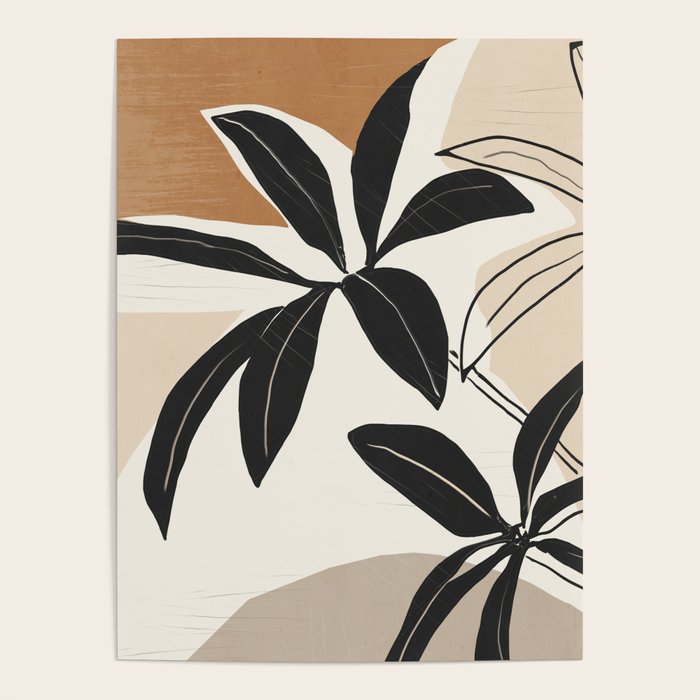 Modern Abstract Art Plant Poster Gallery Image 4