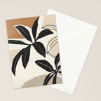 Modern Abstract Art Plant Stationery Card Gallery Image 2