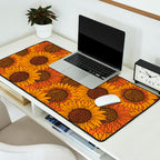 Fall Sunflower Print Desk Mat Gallery Image 2