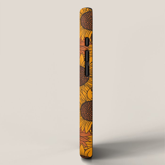 Fall Sunflower Print iPhone Case Gallery Image 2