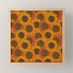 Fall Sunflower Print Mini Art Print Gallery Image 1