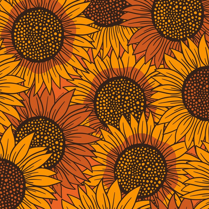 Fall Sunflower Print Coffee Mug Gallery Image 2