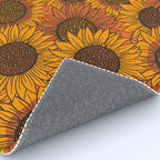 Fall Sunflower Print Rug Gallery Image 4