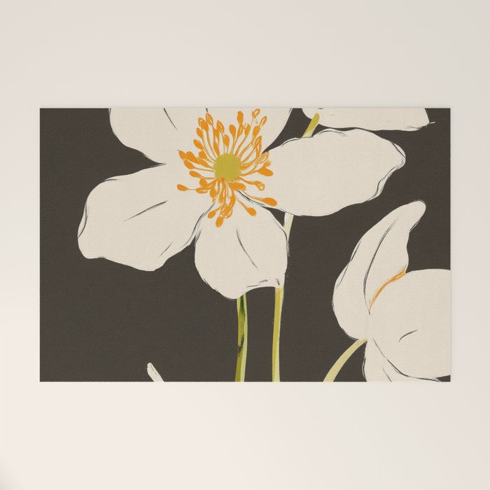 Midnight Bloom Welcome Mat Gallery Image 1
