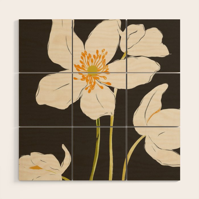 Midnight Bloom Wood Wall Art Gallery Image 1