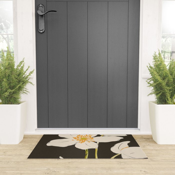 Midnight Bloom Welcome Mat Gallery Image 3