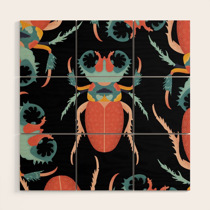 Scarabee Wood Wall Art