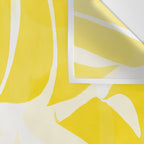Mellow Yellow Monstera Leaves White Background #decor #society6 #buyart Wall Tapestry Gallery Image 3