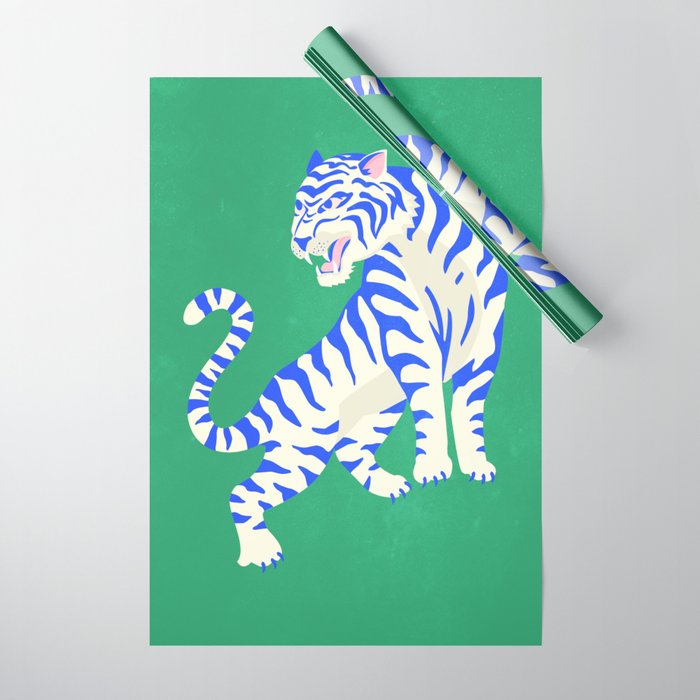 The Roar: White Tiger Edition Wrapping Paper Gallery Image 1