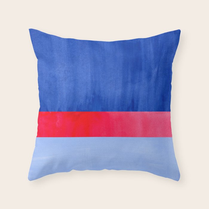 Winter Scarf Throw Pillow Gallery Image 6