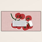 Tomatoes On A Branch Desk Mat Gallery Image 1