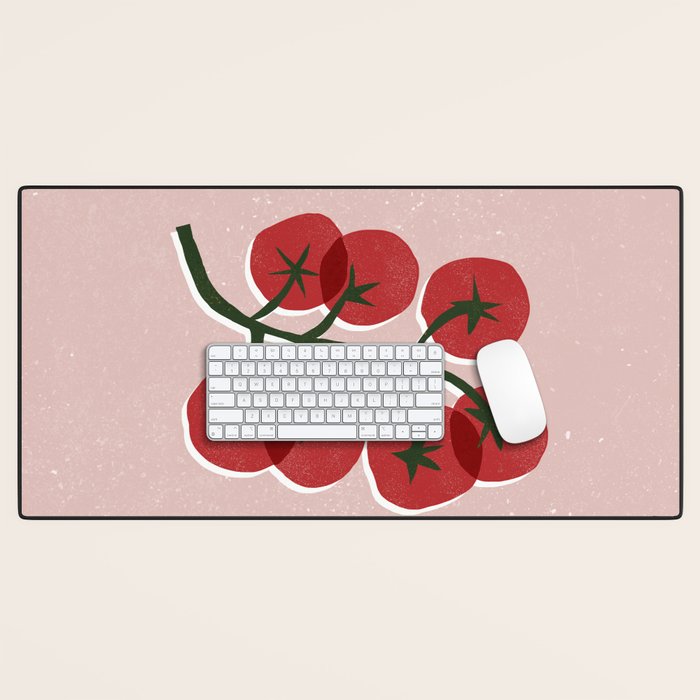 Tomatoes On A Branch Desk Mat Gallery Image 1