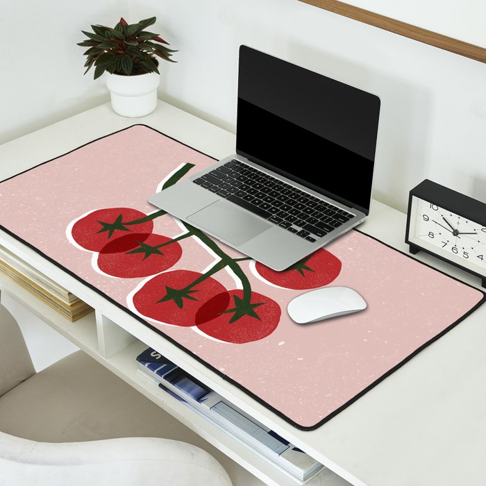 Tomatoes On A Branch Desk Mat Gallery Image 2
