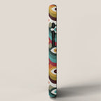 Psychedelic Eye Melt - Teal & Crimson iPhone Case Gallery Image 2