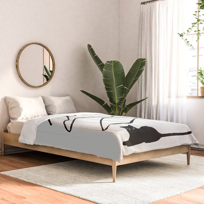 Cat Landscape 68 Comforter Gallery Image 2