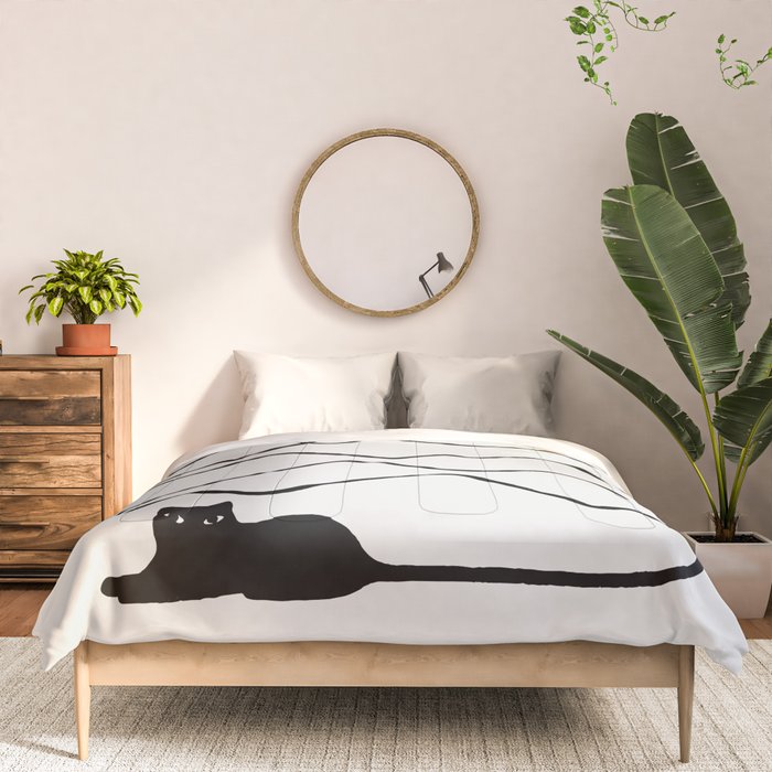 Cat Landscape 68 Comforter Gallery Image 3