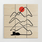 Cat Landscape 68 Wood Wall Art Gallery Image 1