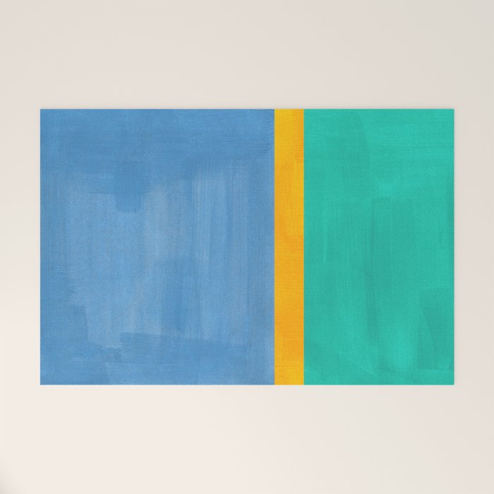 Sneaking Sun Welcome Mat Gallery Image 1