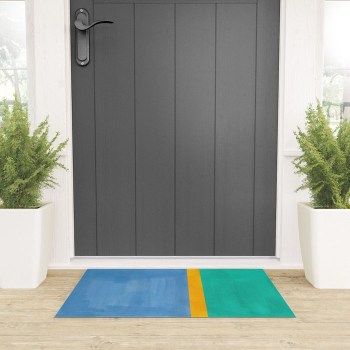 Sneaking Sun Welcome Mat Gallery Image 3