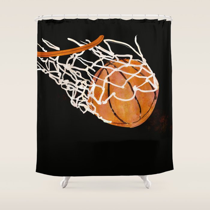 Ball is life Shower Curtain Gallery Image 1