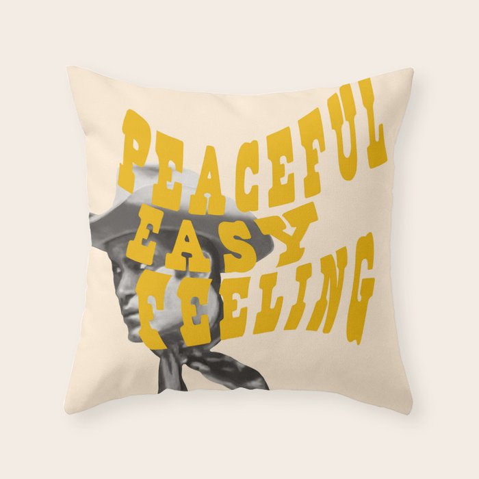 Peaceful Easy Feeling Throw Pillow Gallery Image 6
