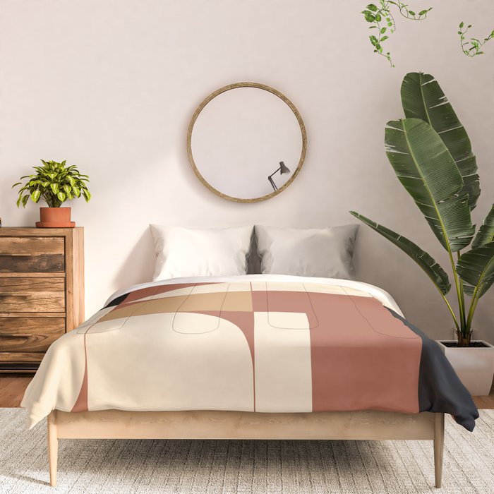 Modern geometric shapes 49 Comforter Gallery Image 3