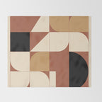 Modern geometric shapes 49 Throw Blanket Gallery Image 2