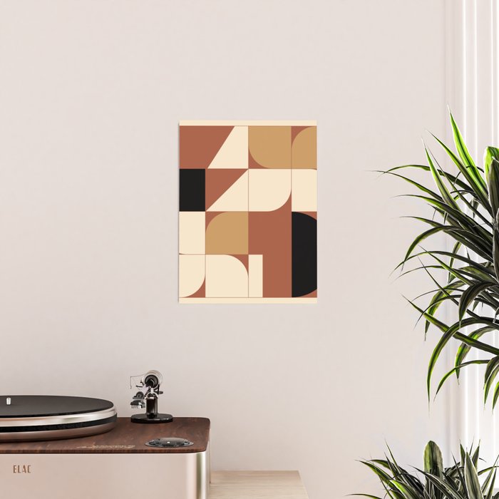 Modern geometric shapes 49 Poster Gallery Image 2