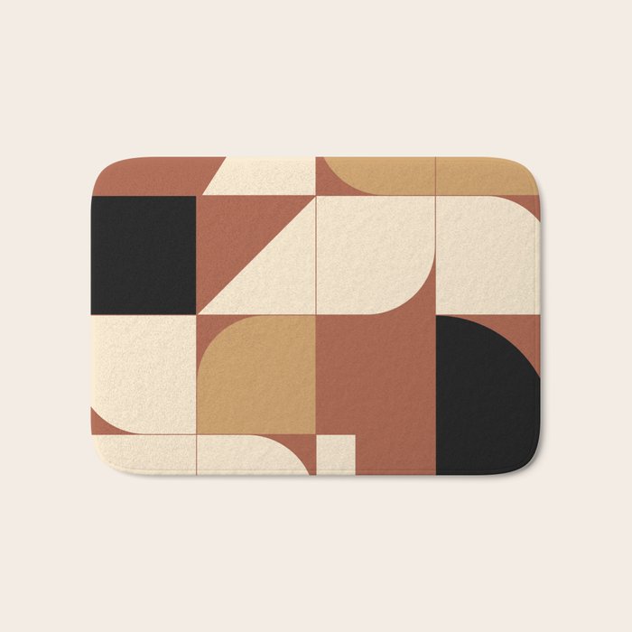 Modern geometric shapes 49 Bath Mat Gallery Image 1