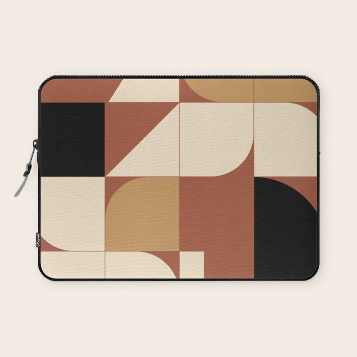Modern geometric shapes 49 Laptop Sleeve Gallery Image 1