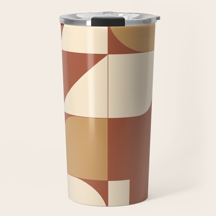 Modern geometric shapes 49 Travel Mug Gallery Image 1