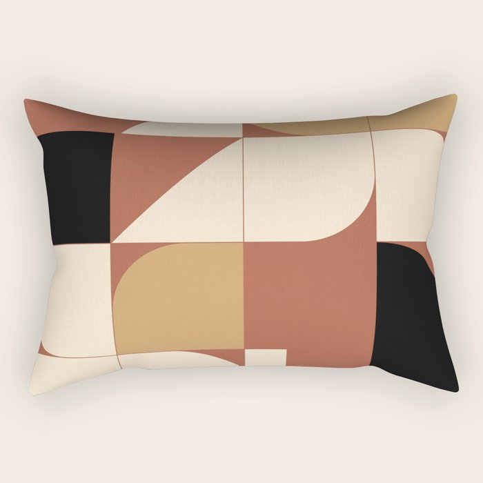 Modern geometric shapes 49 Rectangular Pillow Gallery Image 1