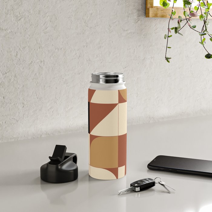 Modern geometric shapes 49 Water Bottle Gallery Image 4