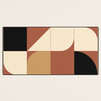 Modern geometric shapes 49 Desk Mat Gallery Image 3