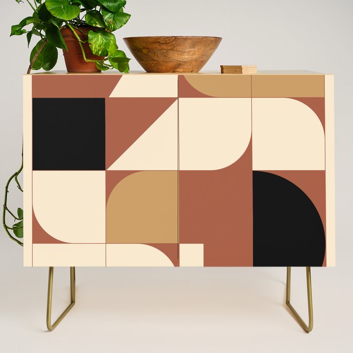 Modern geometric shapes 49 Credenza Gallery Image 1