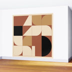Modern geometric shapes 49 Wall Mural Gallery Image 2