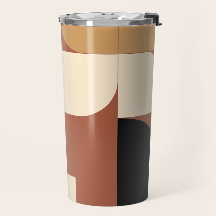 Modern geometric shapes 49 Travel Mug Gallery Image 2