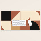 Modern geometric shapes 49 Desk Mat Gallery Image 1