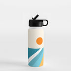 Geometric Landscape 26A Water Bottle Gallery Image 1