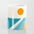 Geometric Landscape 26A Coffee Mug Gallery Image 4