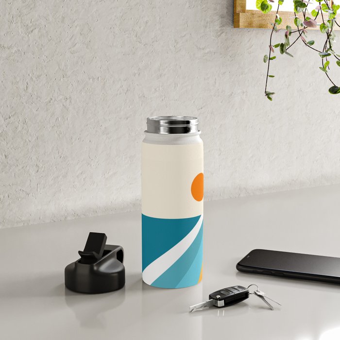 Geometric Landscape 26A Water Bottle Gallery Image 4