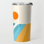 Geometric Landscape 26A Travel Mug Gallery Image 2
